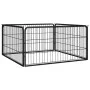 Corral para perros 4 paneles acero con recubrimiento en polvo de vidaXL, Casetas y cercados para perros - Ref: Foro24-171794,...
