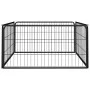 Corral para perros 4 paneles acero con recubrimiento en polvo de vidaXL, Casetas y cercados para perros - Ref: Foro24-171794,...