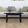 Solid black pine wood coffee table 80x40x35 cm by vidaXL, Coffee table - Ref: Foro24-822351, Price: 46,80 €, Discount: %