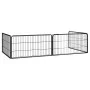Corral para perros 4 paneles acero con recubrimiento en polvo de vidaXL, Casetas y cercados para perros - Ref: Foro24-171794,...