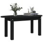 Couchtisch aus massivem schwarzem Kiefernholz, 80 x 40 x 35 cm von vidaXL, Couchtisch - Ref: Foro24-822351, Preis: 47,43 €, R...