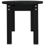 Couchtisch aus massivem schwarzem Kiefernholz, 80 x 40 x 35 cm von vidaXL, Couchtisch - Ref: Foro24-822351, Preis: 47,43 €, R...
