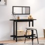 Konsolentisch aus massivem schwarzem Kiefernholz, 110 x 40 x 80 cm von vidaXL, Couchtisch - Ref: Foro24-822301, Preis: 71,72 ...