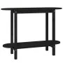 Mesa consola madera maciza de pino negro 110x40x80 cm de vidaXL, Mesas de centro - Ref: Foro24-822301, Precio: 70,93 €, Descu...