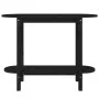 Mesa consola madera maciza de pino negro 110x40x80 cm de vidaXL, Mesas de centro - Ref: Foro24-822301, Precio: 70,93 €, Descu...