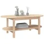 Solid pine wood coffee table 110x55x45 cm by vidaXL, Coffee table - Ref: Foro24-822287, Price: 94,34 €, Discount: %