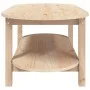 Solid pine wood coffee table 110x55x45 cm by vidaXL, Coffee table - Ref: Foro24-822287, Price: 94,34 €, Discount: %