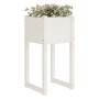 Solid white pine wood planter 40x40x81 cm by vidaXL, Pots and planters - Ref: Foro24-822124, Price: 45,65 €, Discount: %
