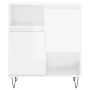 Aparadores 3 uds madera contrachapada blanco brillo