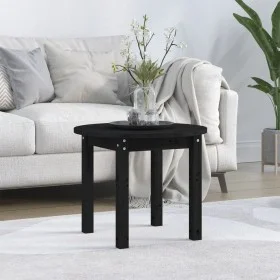 Couchtisch aus massivem schwarzem Kiefernholz Ø 55x45 cm von vidaXL, Couchtisch - Ref: Foro24-822331, Preis: 39,59 €, Rabatt: %