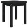 Solid black pine wood coffee table Ø 55x45 cm by vidaXL, Coffee table - Ref: Foro24-822331, Price: 39,59 €, Discount: %