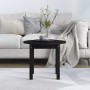 Couchtisch aus massivem schwarzem Kiefernholz Ø 55x45 cm von vidaXL, Couchtisch - Ref: Foro24-822331, Preis: 40,04 €, Rabatt: %