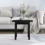 Solid black pine wood coffee table Ø 55x45 cm by vidaXL, Coffee table - Ref: Foro24-822331, Price: 39,59 €, Discount: %