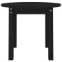 Couchtisch aus massivem schwarzem Kiefernholz Ø 55x45 cm von vidaXL, Couchtisch - Ref: Foro24-822331, Preis: 40,04 €, Rabatt: %