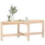 Solid pine wood coffee table 118x63x45 cm by vidaXL, Coffee table - Ref: Foro24-822317, Price: 54,84 €, Discount: %