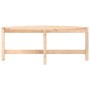 Mesa de centro de madera maciza de pino 118x63x45 cm de vidaXL, Mesas de centro - Ref: Foro24-822317, Precio: 55,43 €