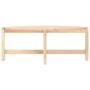 Solid pine wood coffee table 118x63x45 cm by vidaXL, Coffee table - Ref: Foro24-822317, Price: 54,84 €, Discount: %