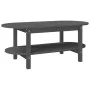 Mesa de centro de madera maciza de pino gris 110x55x45 cm de vidaXL, Mesas de centro - Ref: Foro24-822289, Precio: 96,01 €, D...