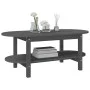 Mesa de centro de madera maciza de pino gris 110x55x45 cm de vidaXL, Mesas de centro - Ref: Foro24-822289, Precio: 96,01 €, D...