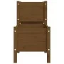 Honey brown solid pine wood planter 178.5x44x75 cm by vidaXL, Pots and planters - Ref: Foro24-822250, Price: 114,73 €, Discou...