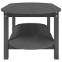 Couchtisch aus massivem grauem Kiefernholz, 110 x 55 x 45 cm von vidaXL, Couchtisch - Ref: Foro24-822289, Preis: 97,25 €, Rab...