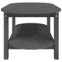 Mesa de centro de madera maciza de pino gris 110x55x45 cm de vidaXL, Mesas de centro - Ref: Foro24-822289, Precio: 96,01 €, D...