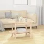 Solid pine wood coffee table 80x45x45 cm by vidaXL, Coffee table - Ref: Foro24-822292, Price: 68,66 €, Discount: %