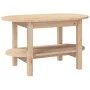 Solid pine wood coffee table 80x45x45 cm by vidaXL, Coffee table - Ref: Foro24-822292, Price: 68,66 €, Discount: %