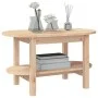 Solid pine wood coffee table 80x45x45 cm by vidaXL, Coffee table - Ref: Foro24-822292, Price: 68,66 €, Discount: %