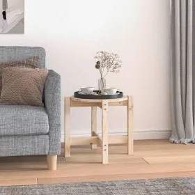 Couchtisch aus massivem Kiefernholz Ø52,5x45 cm von vidaXL, Couchtisch - Ref: Foro24-822307, Preis: 30,50 €, Rabatt: %