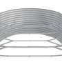 Jardinera arriate acero galvanizado antracita 544x100x36cm