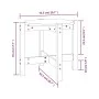 Couchtisch aus massivem Kiefernholz Ø52,5x45 cm von vidaXL, Couchtisch - Ref: Foro24-822307, Preis: 30,50 €, Rabatt: %