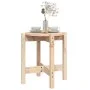 Mesa de centro de madera de pino maciza Ø 42,5x45 cm de vidaXL, Mesas de centro - Ref: Foro24-822312, Precio: 30,65 €, Descue...