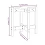 Mesa de centro de madera de pino maciza Ø 42,5x45 cm de vidaXL, Mesas de centro - Ref: Foro24-822312, Precio: 30,65 €, Descue...