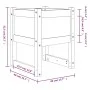 Planter 2 pcs solid honey brown pine wood 40x40x52.5 cm by vidaXL, Pots and planters - Ref: Foro24-822114, Price: 69,53 €, Di...