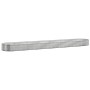 Jardinera arriate acero galvanizado plata 544x100x36 cm