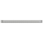 Jardinera arriate acero galvanizado plata 544x100x36 cm
