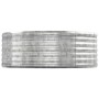 Jardinera arriate acero galvanizado plata 544x100x36 cm