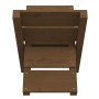 Kaminholzhalter aus massivem Kiefernholz honigbraun 47x39,5x48 cm von vidaXL, Zubehör für Taschen und Brennholzhalter - Ref: ...