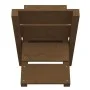 Solid pine wood firewood rack in honey brown color, 47x39.5x48 cm by vidaXL, Accessories for bags and firewood holders - Ref:...