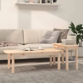 2-piece solid pine wood coffee table set by vidaXL, Coffee table - Ref: Foro24-822362, Price: 89,42 €, Discount: %