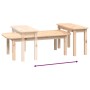 2-piece solid pine wood coffee table set by vidaXL, Coffee table - Ref: Foro24-822362, Price: 90,79 €, Discount: %