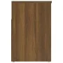Schuhbank aus braunem Eichensperrholz, 60 x 30 x 45 cm von vidaXL, Schuhregale und Schuhorganisatoren - Ref: Foro24-816052, P...