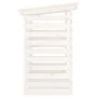 Solid white pine wood firewood rack 108x73x108 cm by vidaXL, Accessories for bags and firewood holders - Ref: Foro24-822223, ...