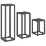 3-piece bar set solid gray pine wood by vidaXL, Pot stands - Ref: Foro24-822269, Price: 100,44 €, Discount: %
