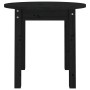Solid black pine wood coffee table Ø 45x40 cm by vidaXL, Coffee table - Ref: Foro24-822336, Price: 32,11 €, Discount: %