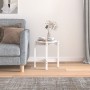 Couchtisch aus massivem weißem Kiefernholz Ø42,5x45 cm von vidaXL, Couchtisch - Ref: Foro24-822313, Preis: 26,62 €, Rabatt: %