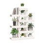 Pflanzenständer aus massivem Weißkiefernholz, 85 x 25 x 109,5 cm von vidaXL, Topfständer - Ref: Foro24-822088, Preis: 72,84 €...