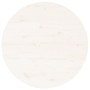 Mesa de centro de madera maciza de pino blanco Ø 55x45 cm de vidaXL, Mesas de centro - Ref: Foro24-822328, Precio: 47,48 €, D...