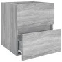 Mueble de lavabo madera de ingeniería gris Sonoma 41x38,5x45 cm de vidaXL, Muebles de baño - Ref: Foro24-815646, Precio: 45,1...